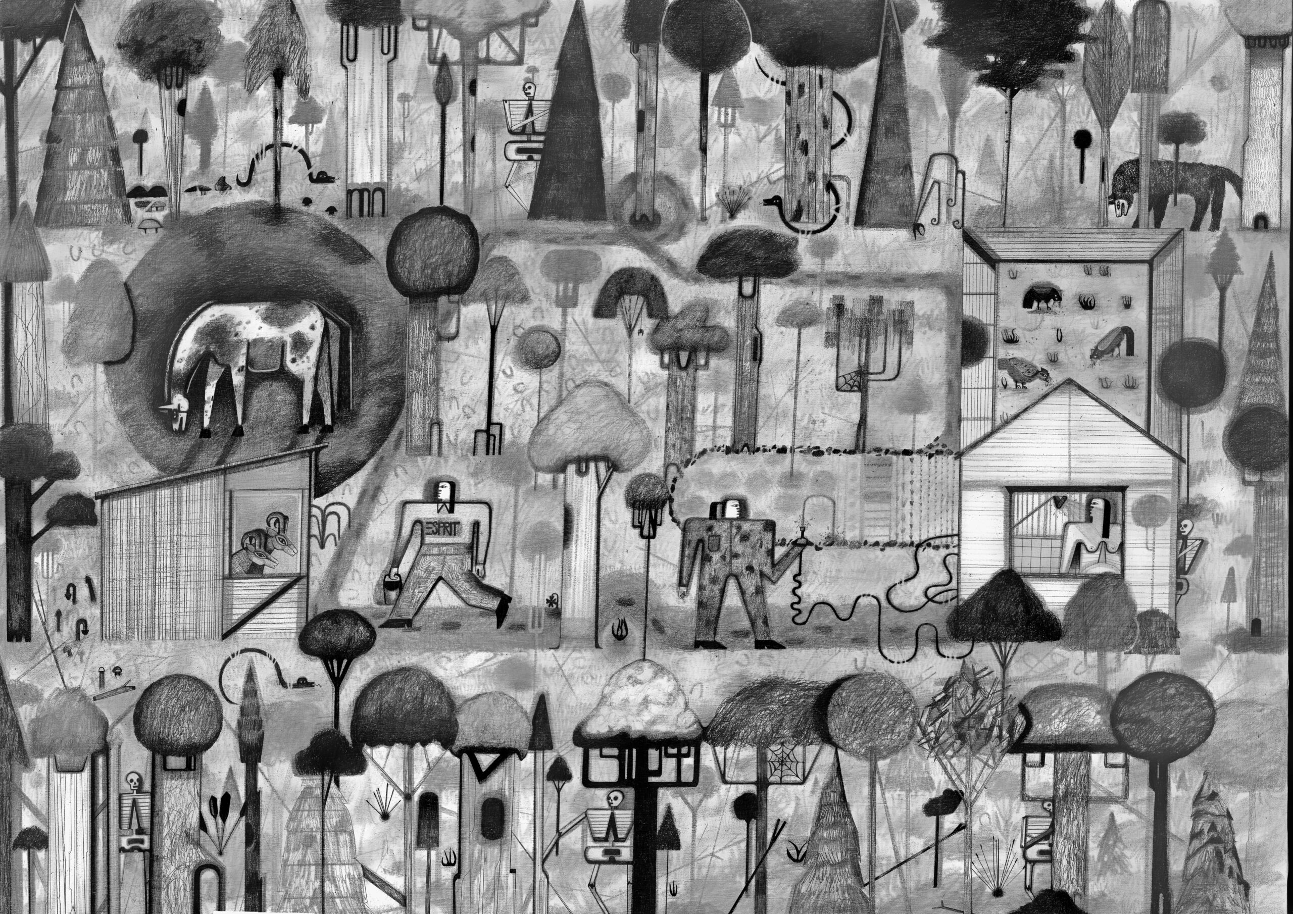 ANDREA HEIMER – My Compass Pointed To This Place All Along And To These Creatures And These Trees And Away From All That Other Stuff